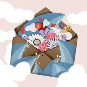 L’enveloppe magique illustrée